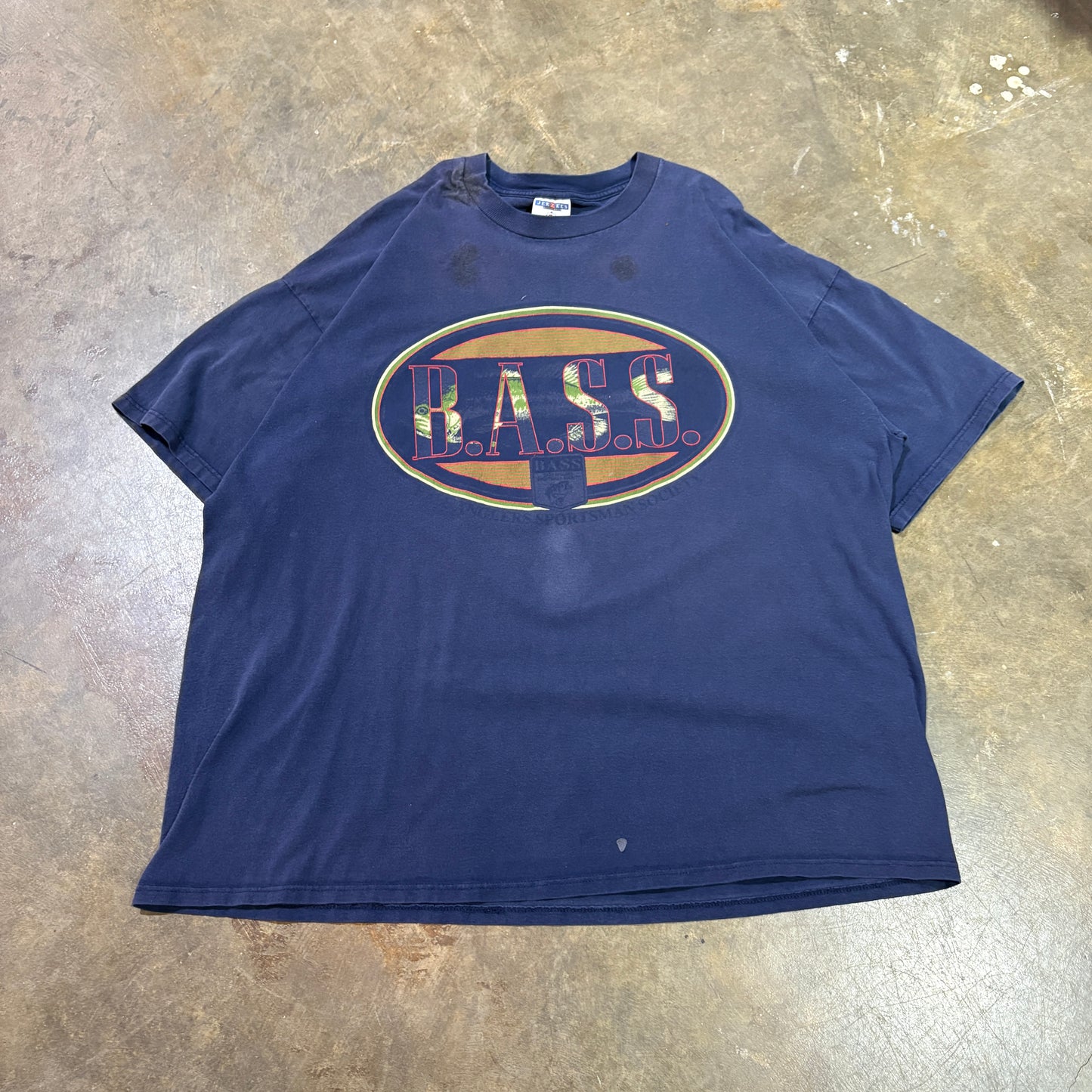 Navy B.A.S.S Tee