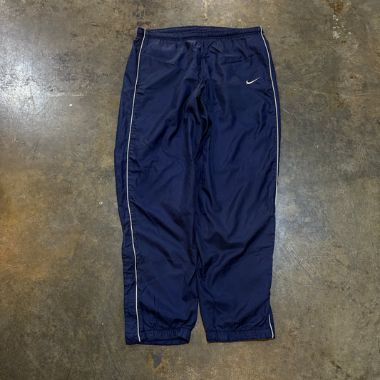 Navy Nike Jersey Lined Grey Piping Trackpants