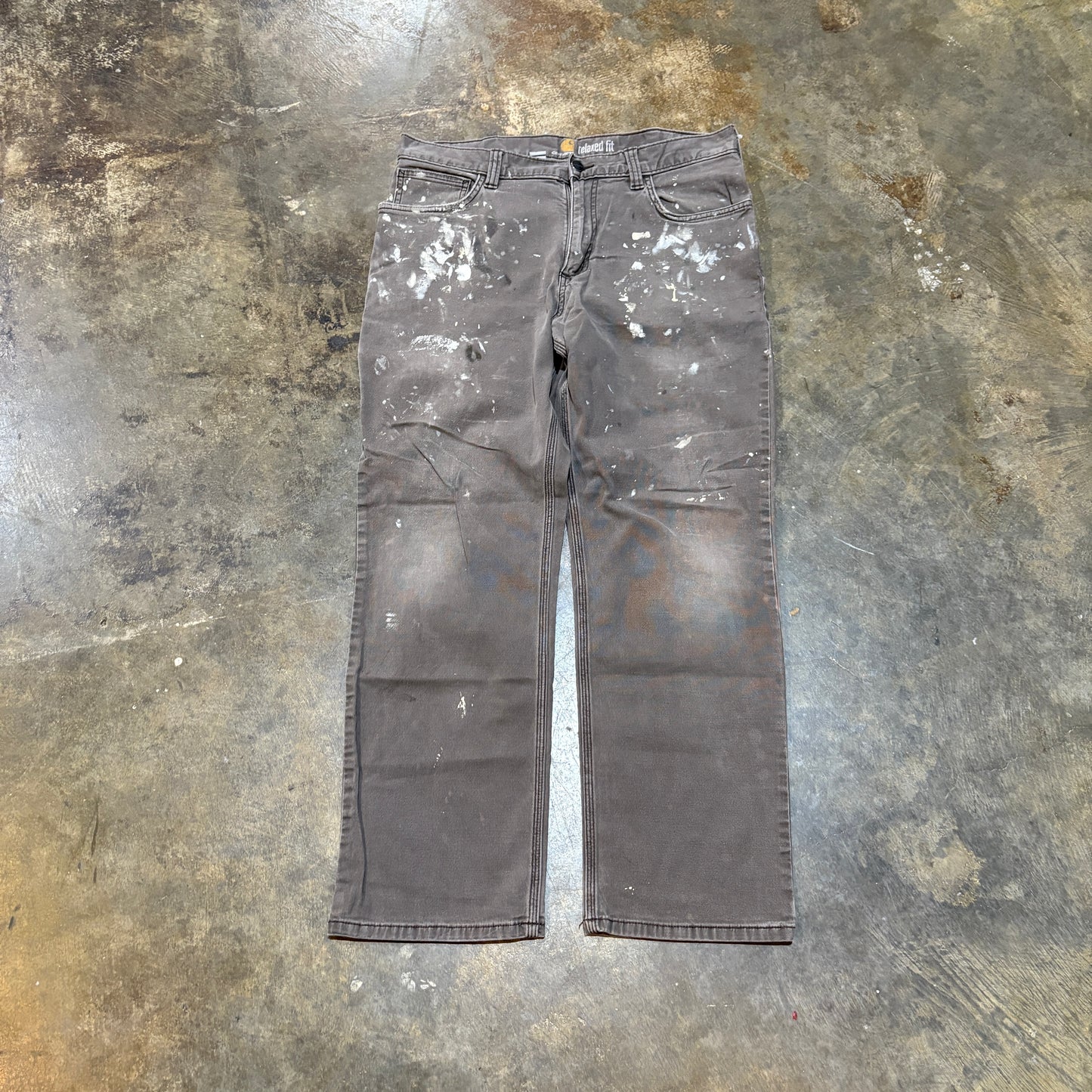 Brown Carhartt Painter Pants1