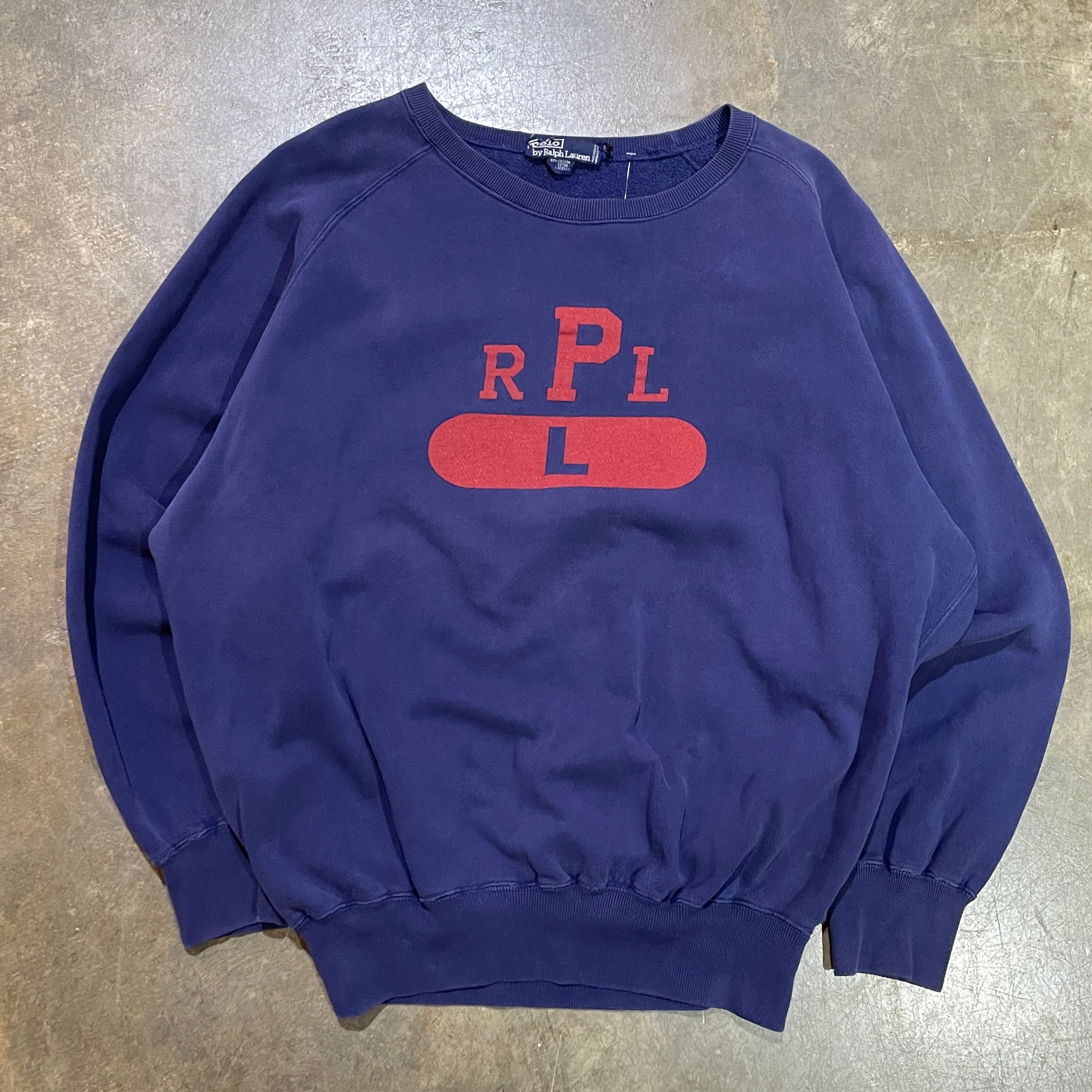 1990s Ralph Lauren RPL Graphic Sweatshirt (XL)