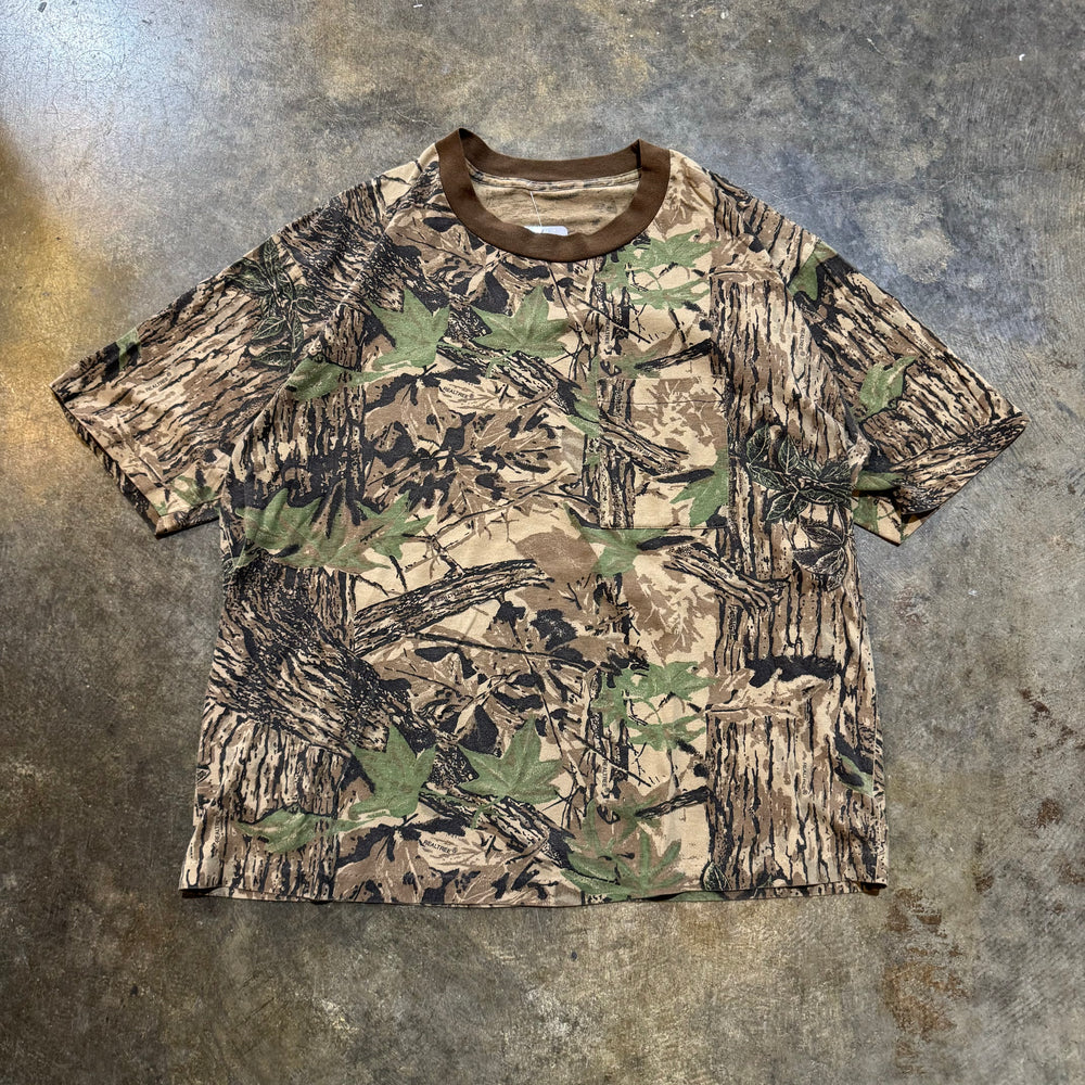 Realtree Camo Light Brown Pocket Tee