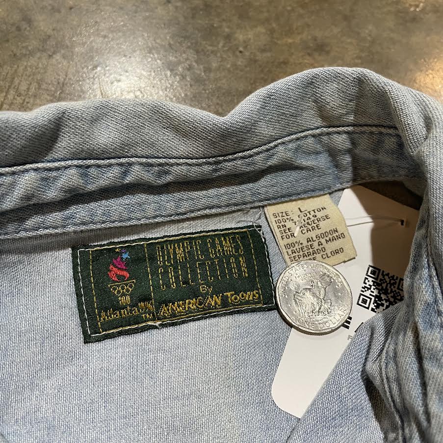 1996 Atlanta Olypmic Denim Shirt