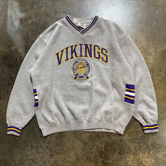 Minnesota Viking Lee Sport Striped Crew