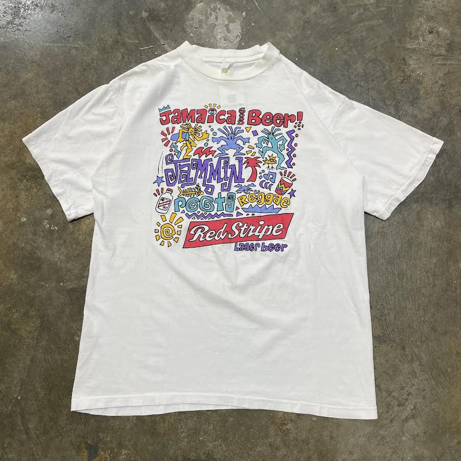 Jamaica Good Beer Red Stripe tee