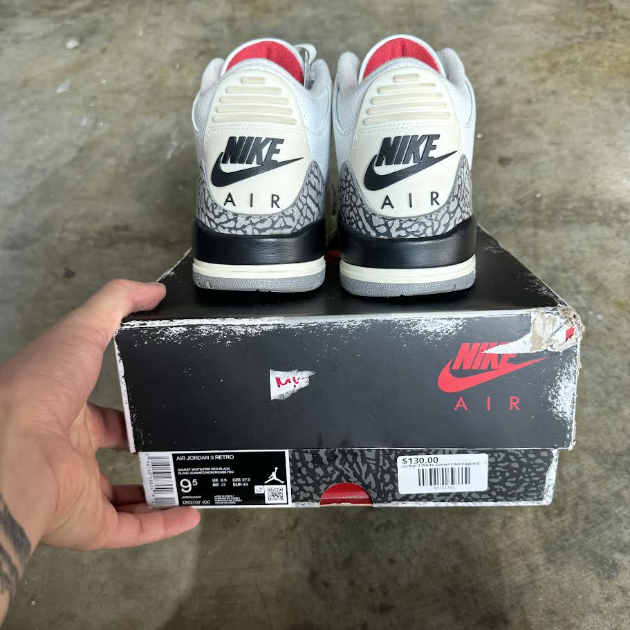 Jordan 3 White Cement Reimagined