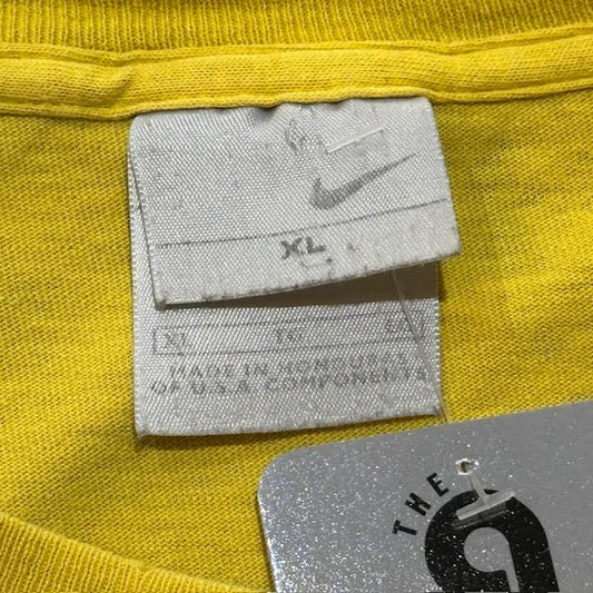 Nike Center Logo Yellow Tee