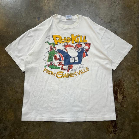 1993 Tiger Rags Road Kill Florida Tee