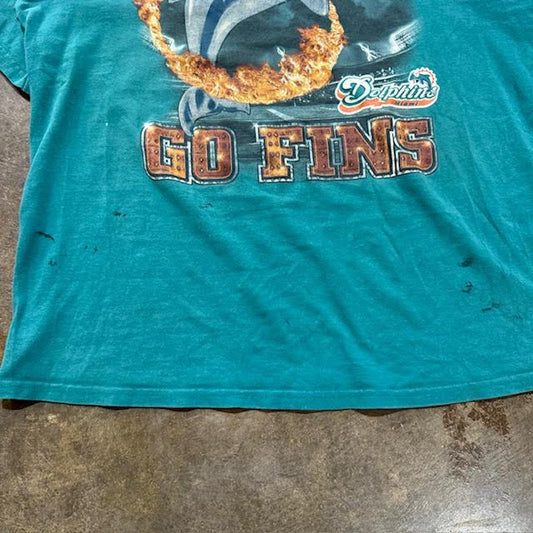 Go Fins Teal NFL tee