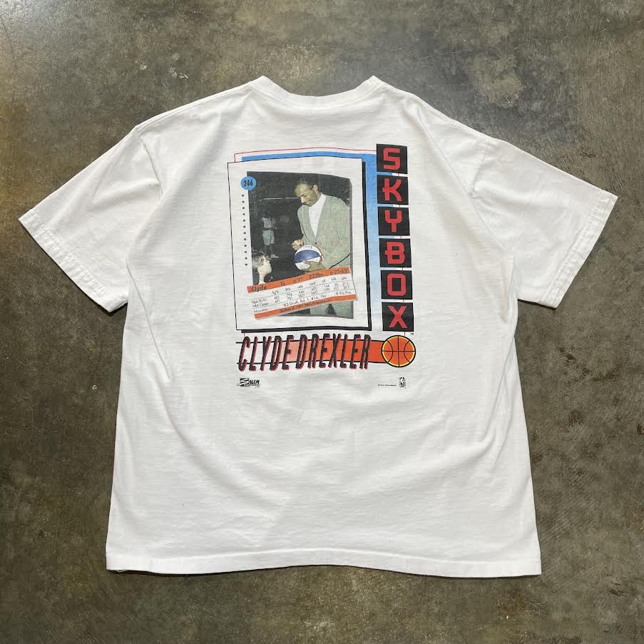 Clyde Drexler Trailblazers Skybox tee