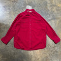 Red L.L. Bean Heavy Button-up