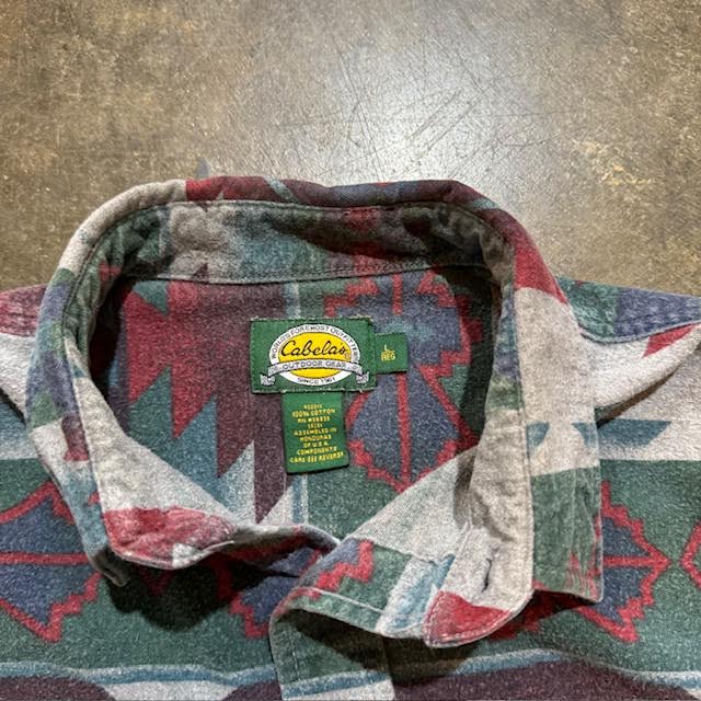 Cabela's Navajo Print Flannel