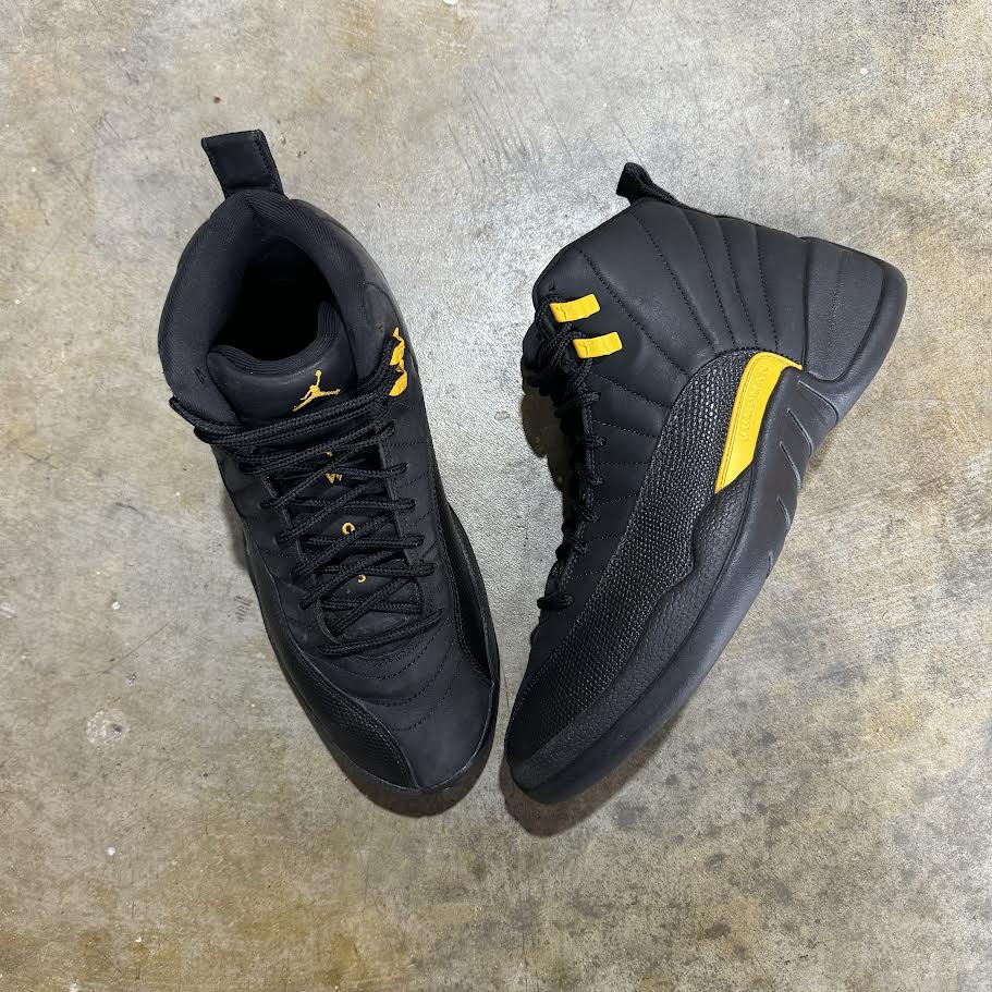 Jordan 12 Black Taxi