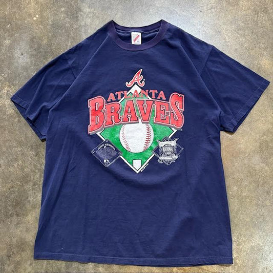 1992 Atlanta Braves Baseball Diamond Jerzees tee