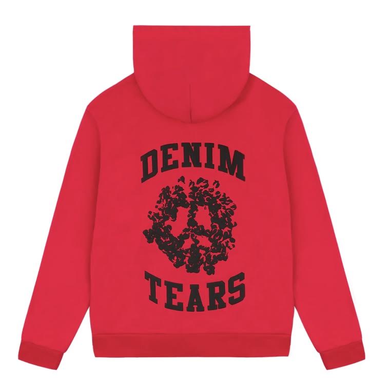 Denim Tears Denim University Zip Hoodie Red