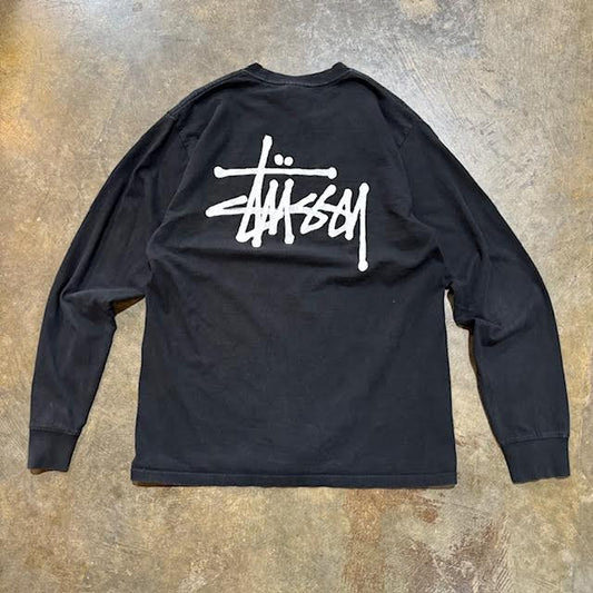 Stussy Longsleeve Pocket Logo Tee