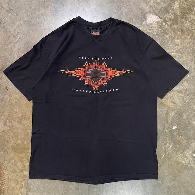 Feel the Heat Harley Davidson Flame tee