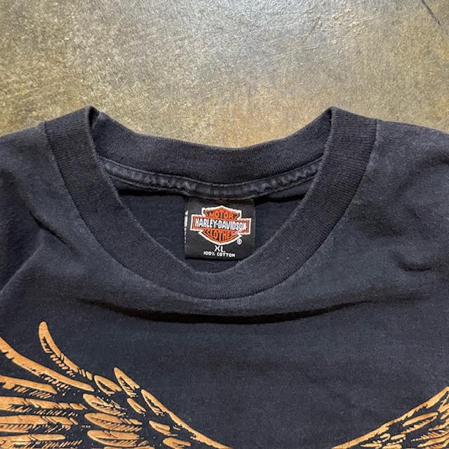 1990 Bronze Harley Davidson Logo Tee