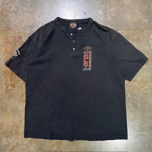 Harley Davidson Black Henley