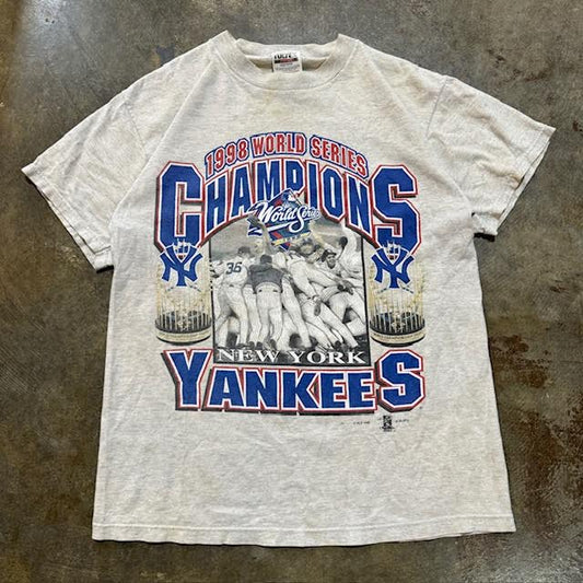 1998 New York Yankees World Series Tultex Tee