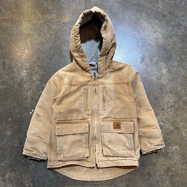 Carhartt Tan Wool Lined Youth Jacket 1