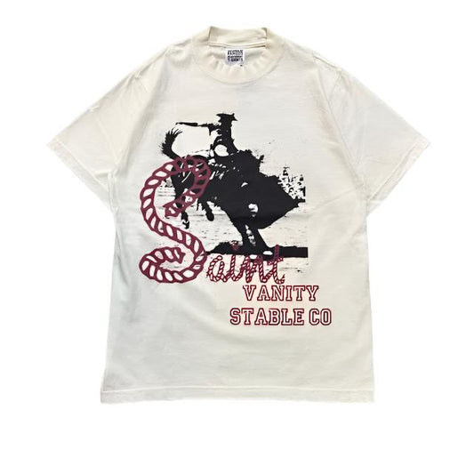 Saint Vanity Stable Co. White tee