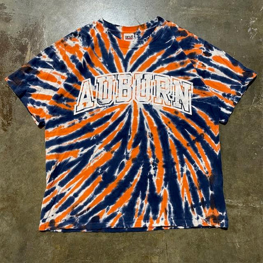 Auburn Tie Dye Anvil Tee