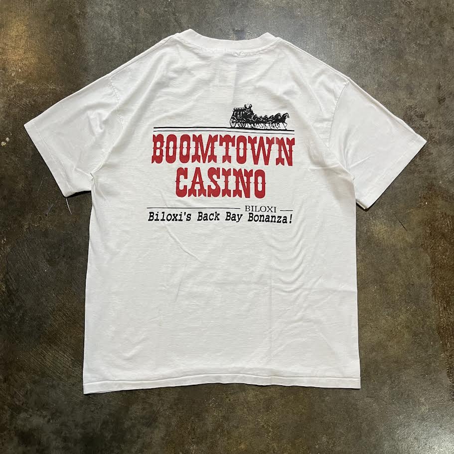 Boomtown Casino Biloxi White Tee