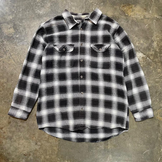 Black and White Field and Stream Flannel