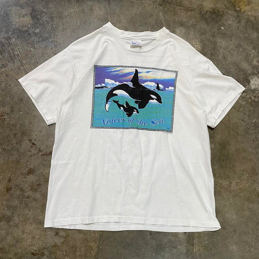 Voices of the Sea Orcas tee