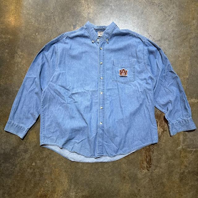 Auburn AU Denim Red Oak Shirt