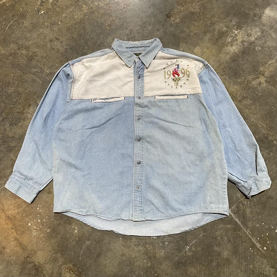 1996 Atlanta Olypmic Denim Shirt