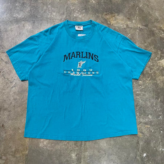 Florida Marlins 1997 Embroidred Tee