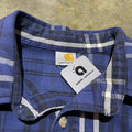 Blue Carhartt Plaid Thick Flannel