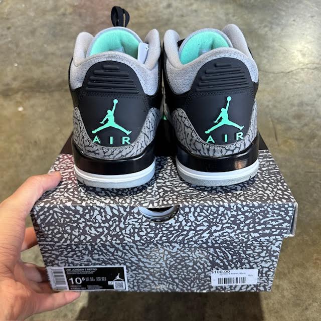 Jordan 3 Green Glow