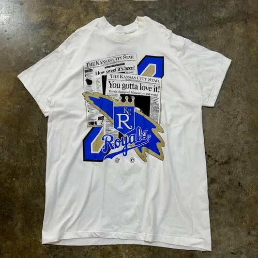 Front Pages Deadstock KC Royals Tee