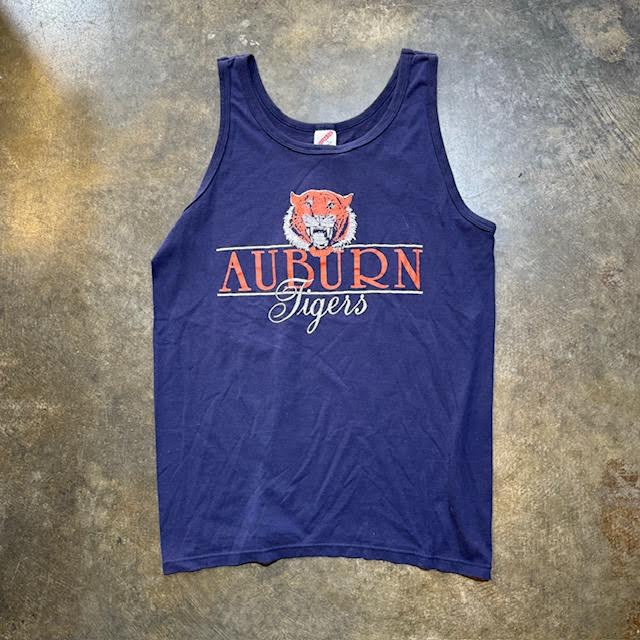 Navy Auburn Tigers Tank Top