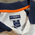 Auburn Striped Sleeves Polo