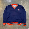 Auburn Tiger Logo Navy Russell Waffle Pullover