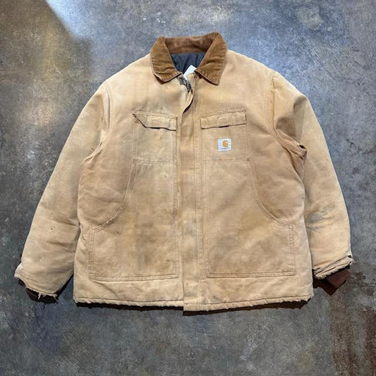 Tan Carhartt Insulated Work Coat