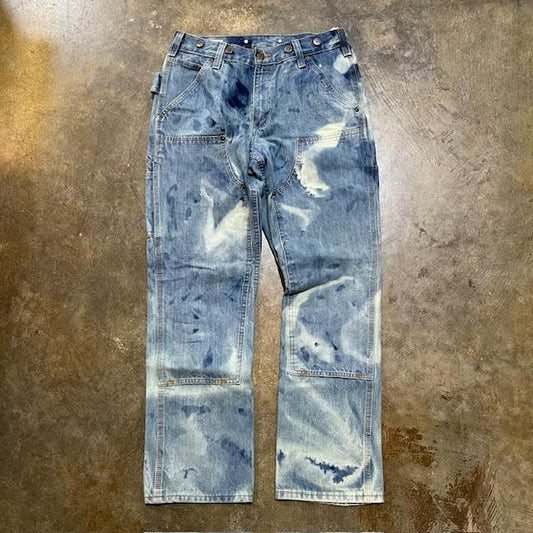 Denim Carhartt Bleached Double Knees Pants