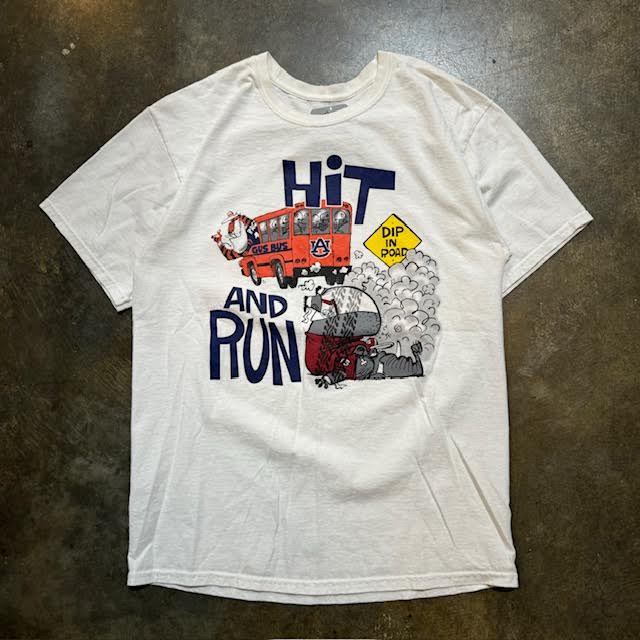 Auburn Hit and Run Tiger Rags Tee