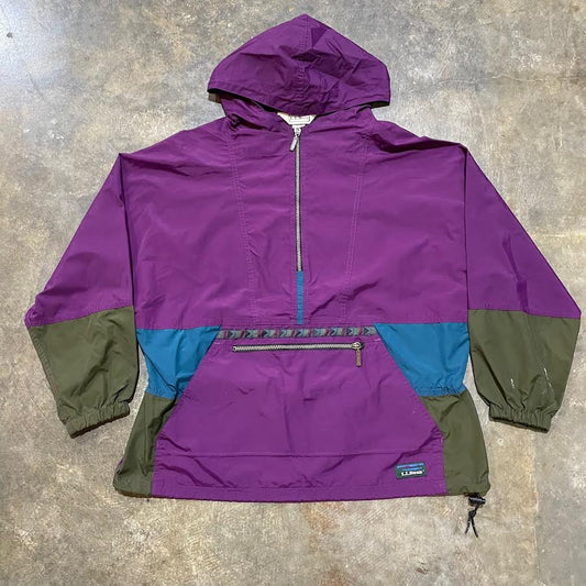 LL Bean Purple Anorak