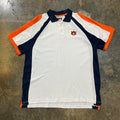 Auburn Striped Sleeves Polo