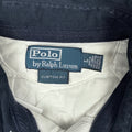Polo Ralph Lauren Custom Fit Polo Shirt - White/Navy (L)