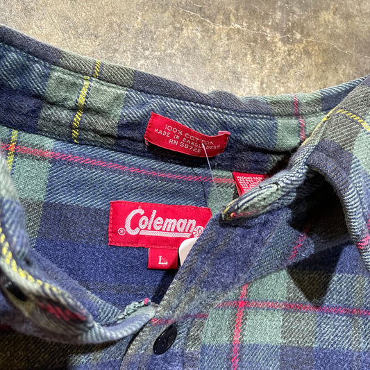 Blue and Green Heavyweight Coleman Flannel