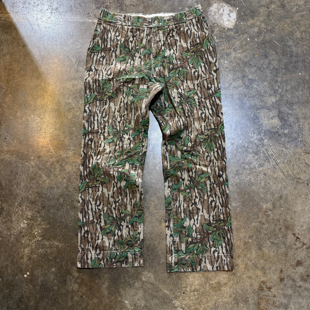 90's Woodland Camo Flannel Hunting Pants