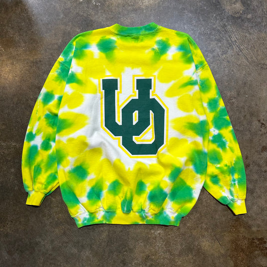 Y2K University of Oregon Tie Dye Sweatshirt