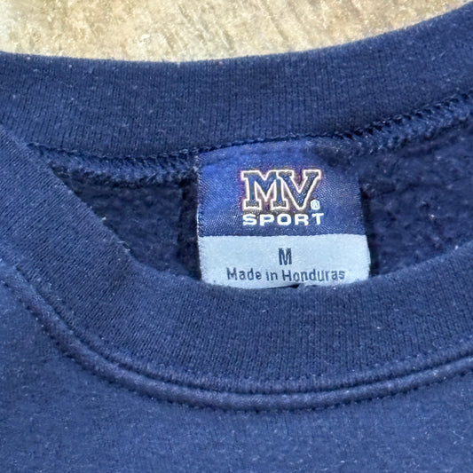 Auburn MV Sports Navy Arch Logo Crew
