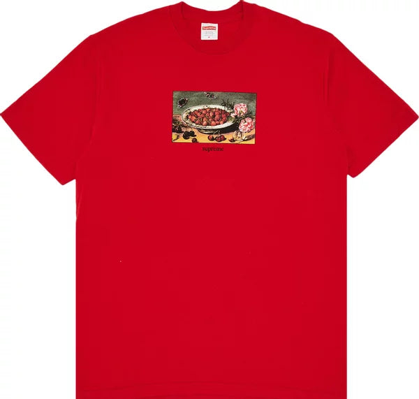 Supreme Strawberries Tee Red