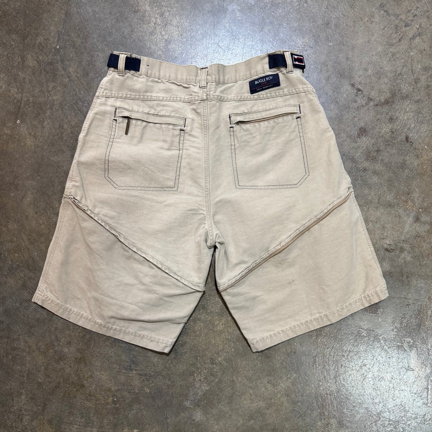 Khaki Bugle Boy Adjustable Shorts